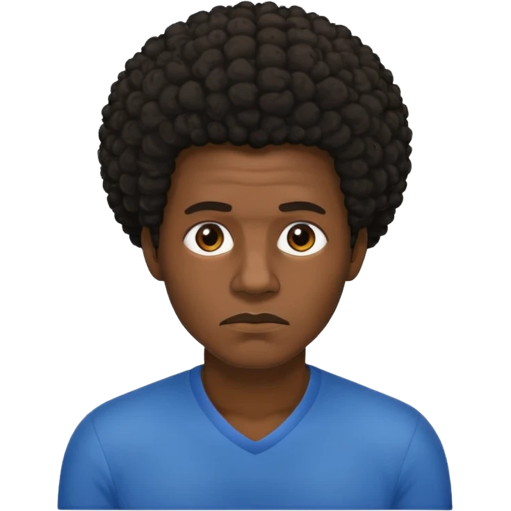 hombre afroamericano ca sado  emoji