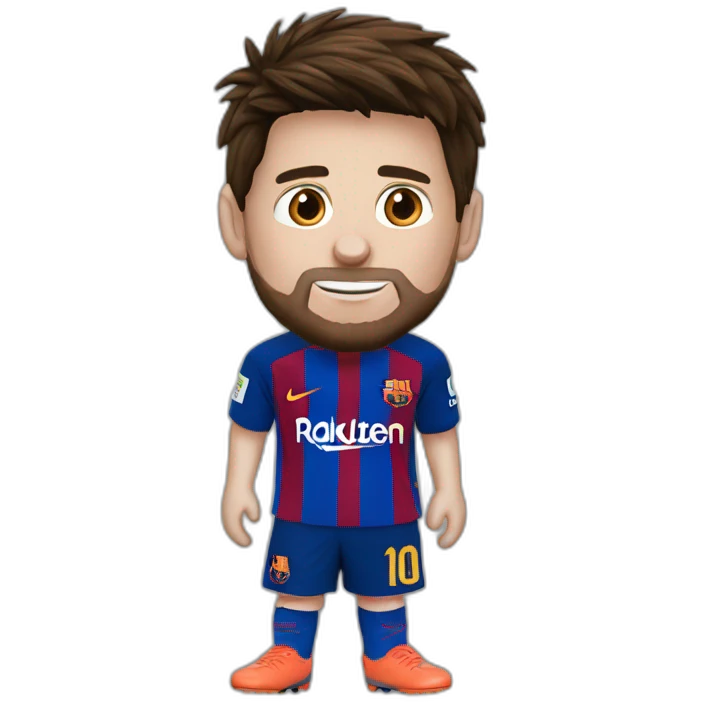 Messi als een mes emoji