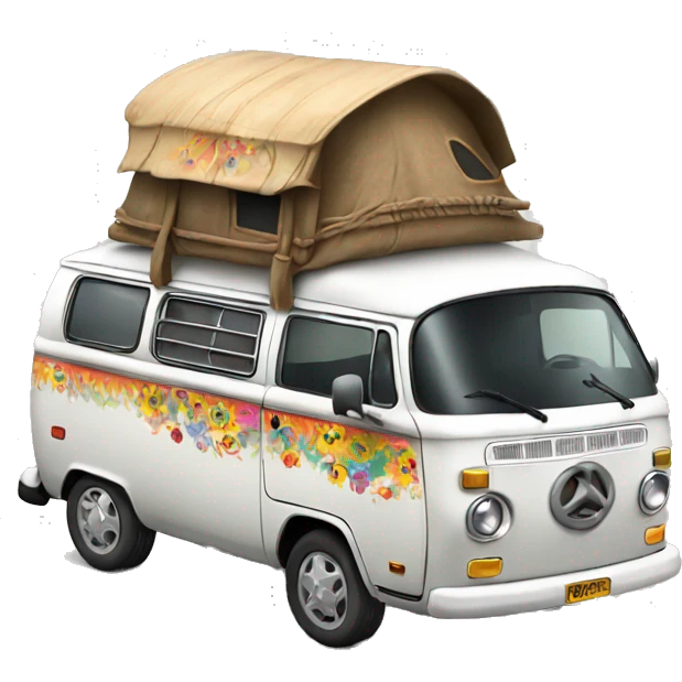 Hippie van emoji