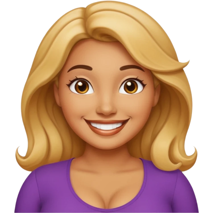 Big booty woman emoji