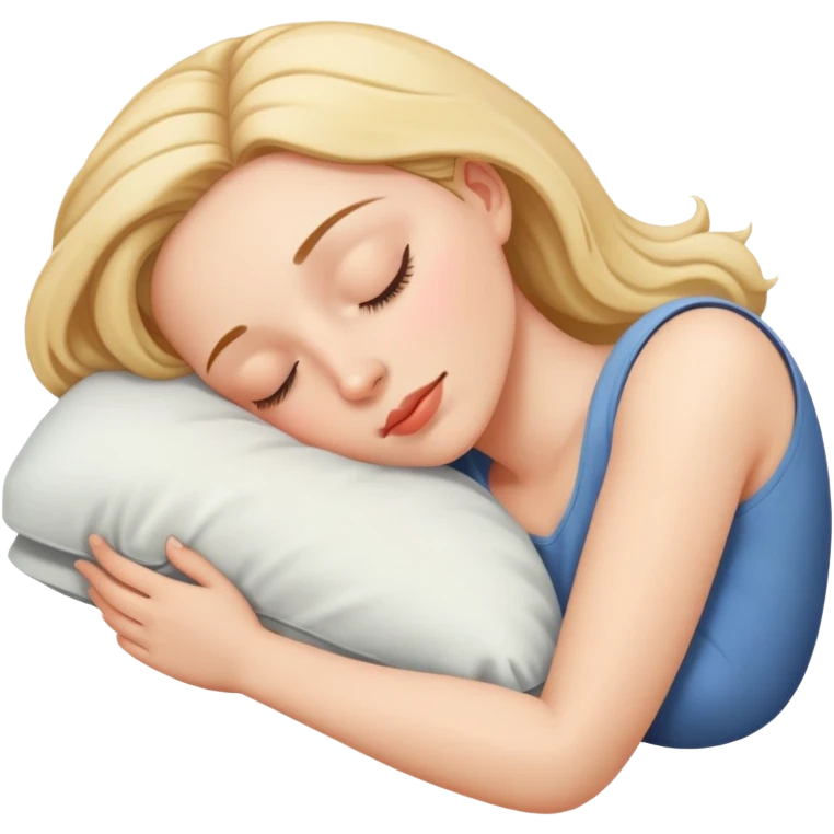 Woman sleeping emoji