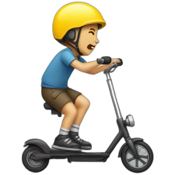 accident de trotinette emoji