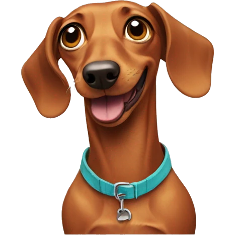 Crazy dachshund  emoji