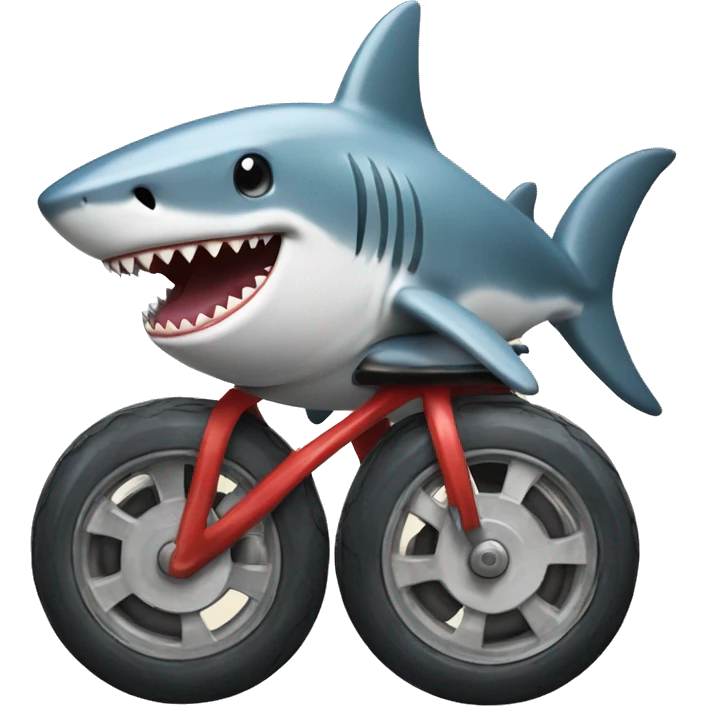 shark on wheels emoji