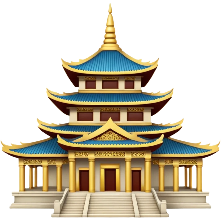 Temple, asian emoji