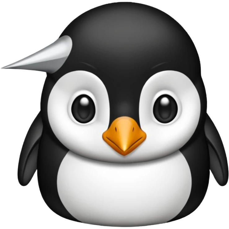 Maak een pinguïn die blij is emoji