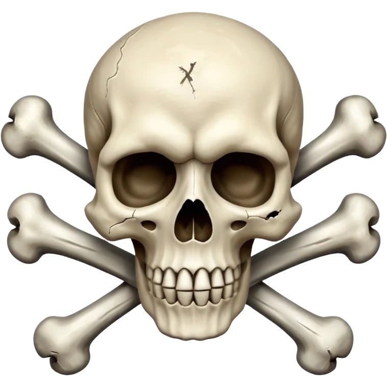 skull with crossed bones emoji