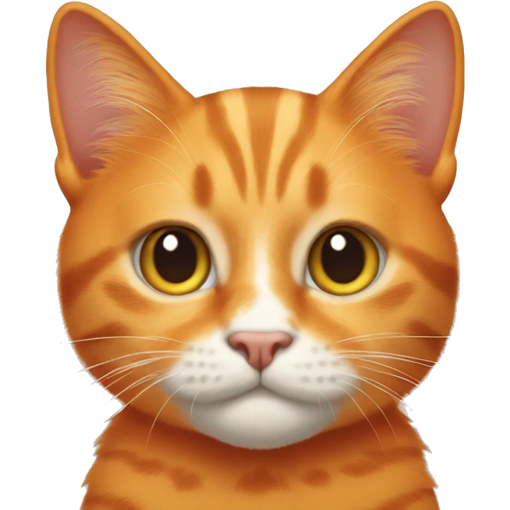 Orange cat  emoji