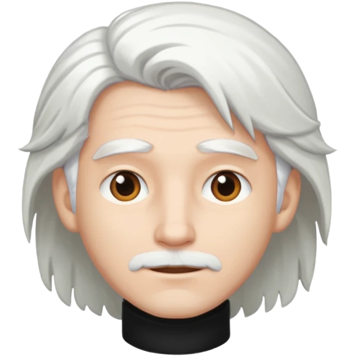 make him white hairs emoji