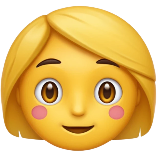 یه استیکر انیمه مانند که داره فکر میکنه پرده سبز باشه  emoji