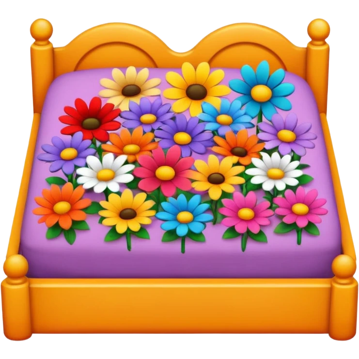 flowers bed emoji