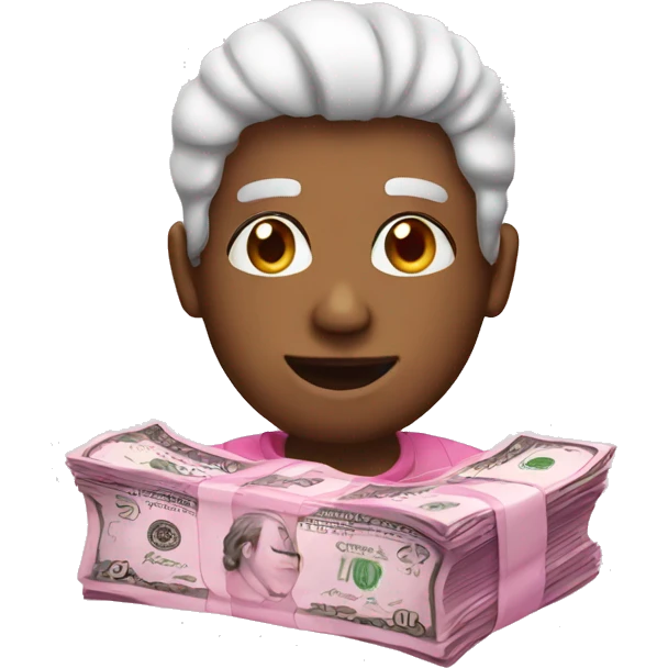 Pink money  emoji