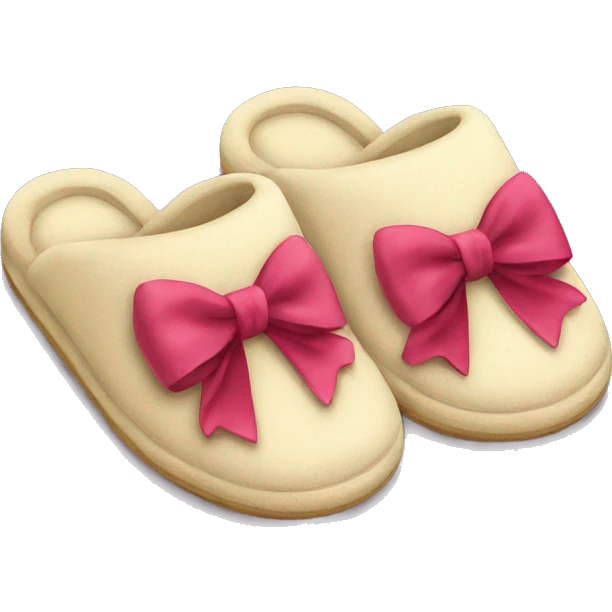 slippers with a bow  emoji