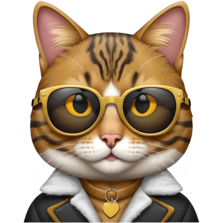 Cat wearing sunglasses emoji