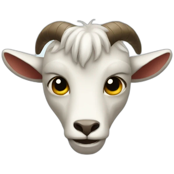 Evil goat emoji