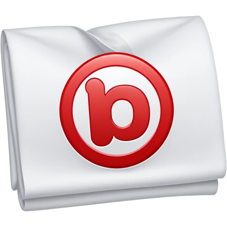 white sheet with red PDF stamp emoji