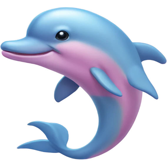 Pink dolphin  emoji