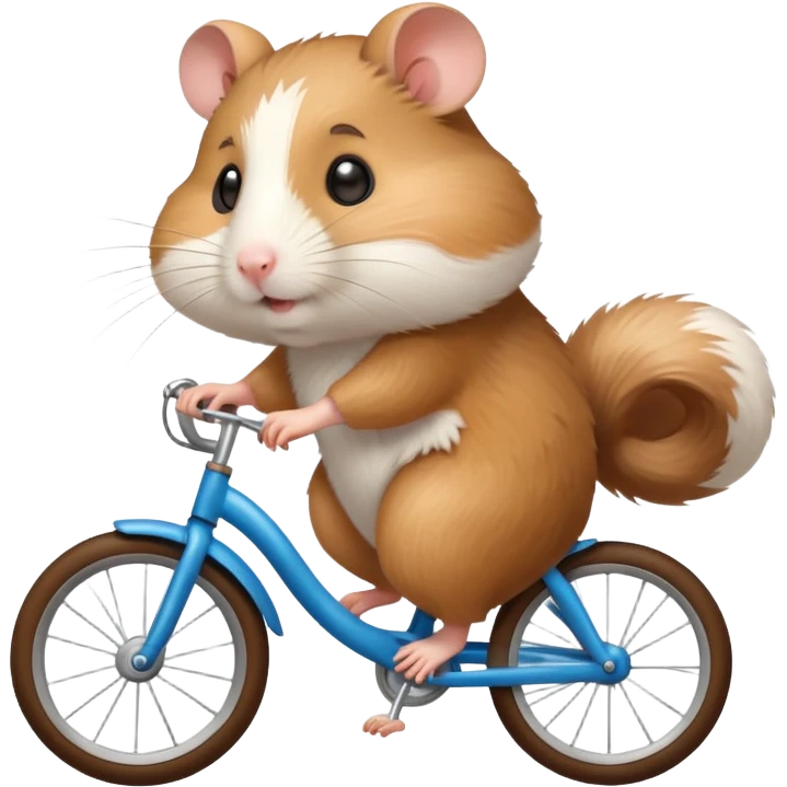 hamster ride a bike emoji