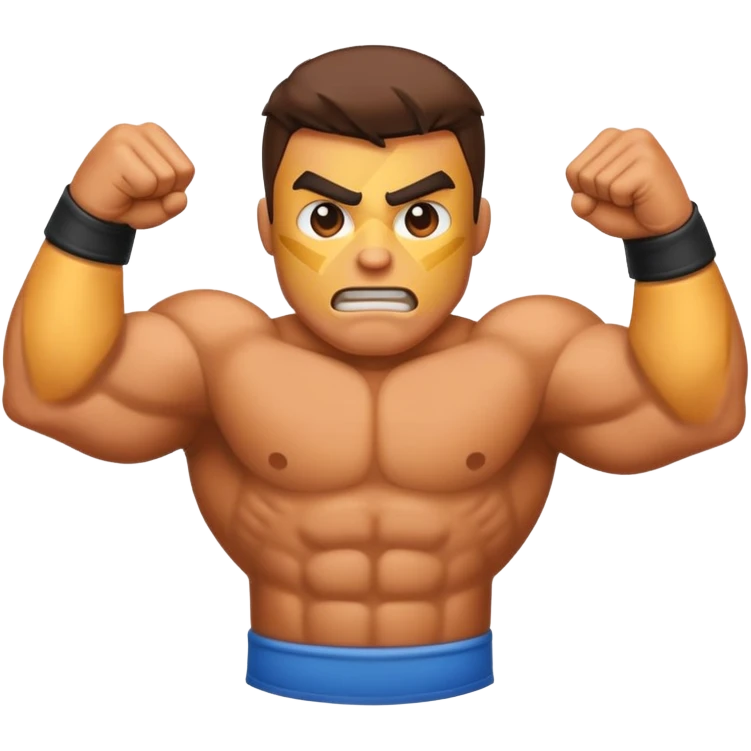 haz un icono de un brawler emoji