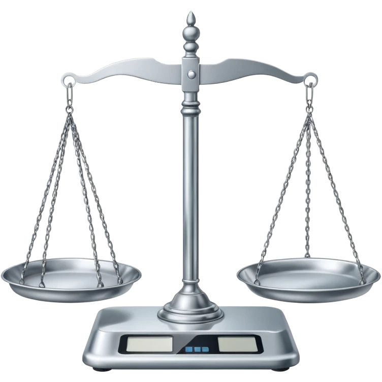 balance scale in court emoji