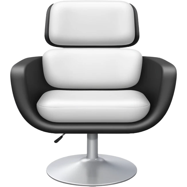 modern white chair emoji