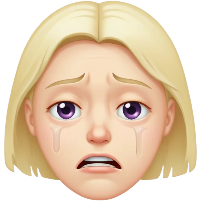 Face expressing physical pain with grimace and teary eye emoji