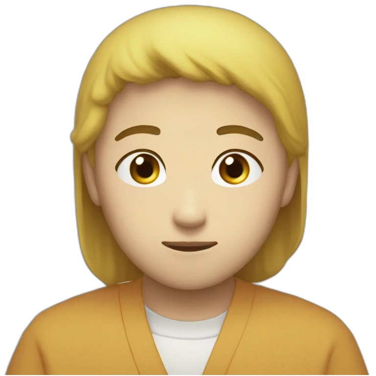 prayding face ぴえん　黄色いアイコン　泣いている emoji