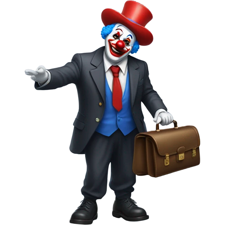 A presidential clown emoji