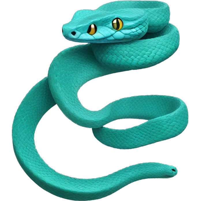 Blue Pit viper emoji