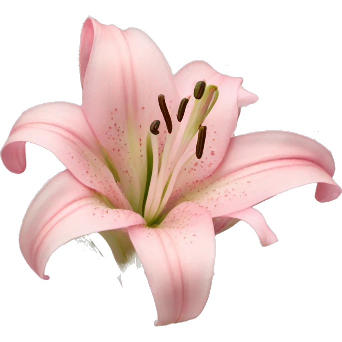 light pink lilium emoji