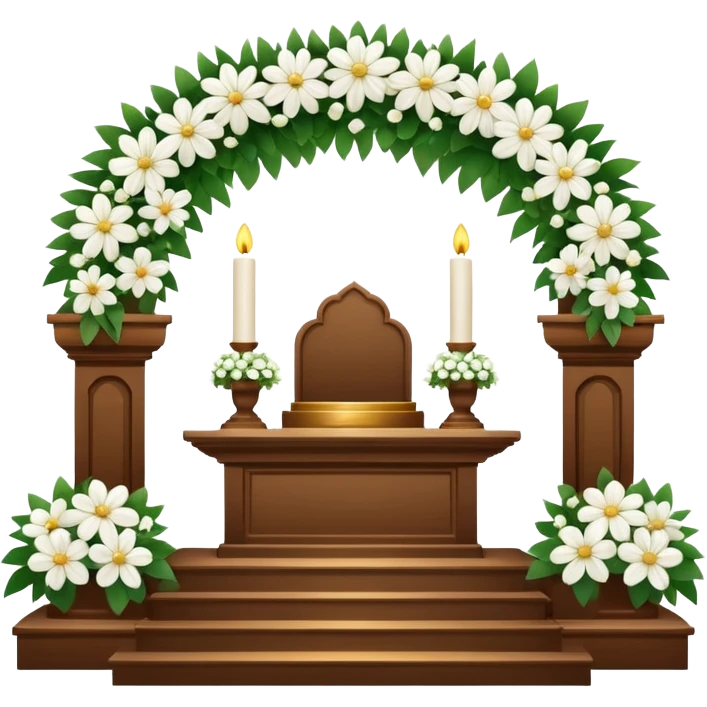 Wedding altar emoji