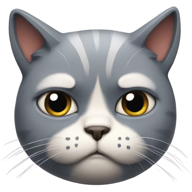 cat that is frowning  emoji