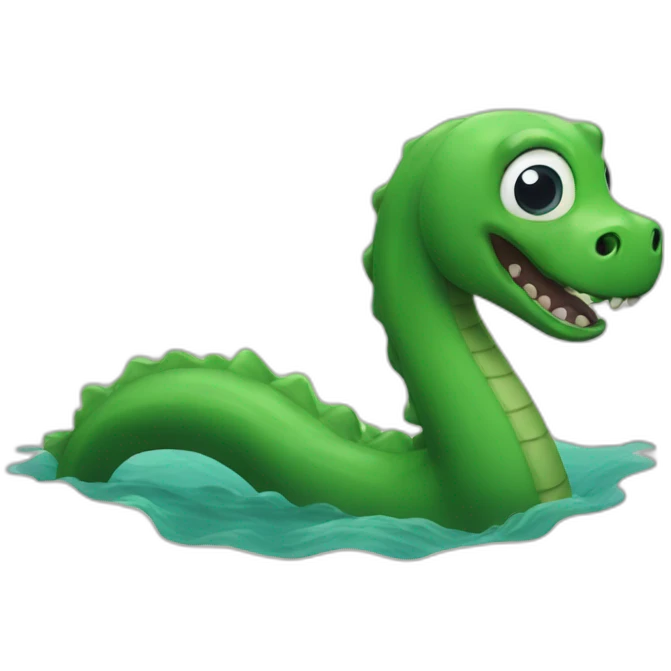 Loch Ness monster emoji