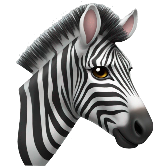 sad zebra  emoji