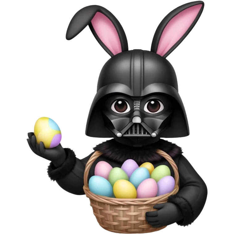 Darth Vader as Easter Bunny emoji