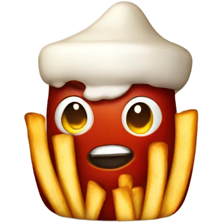 Chili Cheese Fries  emoji