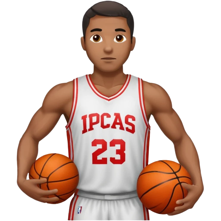basketball player black man emoji