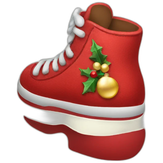 Chirstmas shoe emoji