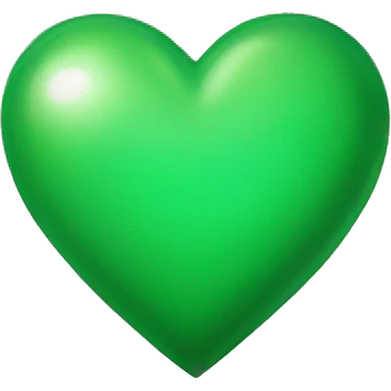 Green heart emoji