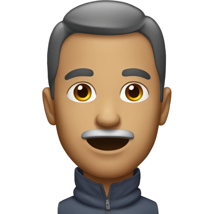 man without a mouth  emoji