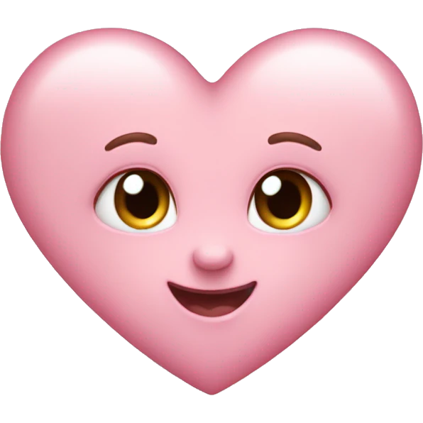 Baby pink heart emoji