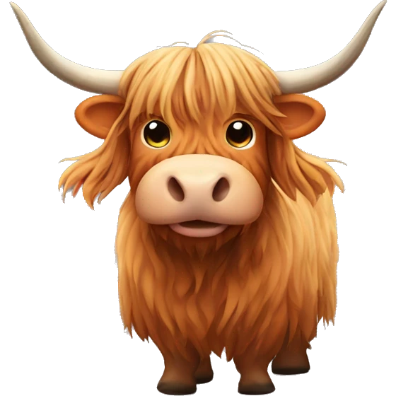 highland cow emoji