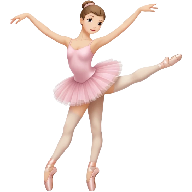 Coffee mug with ballerina legs in a pointe position wearing a ballet tutu emoji