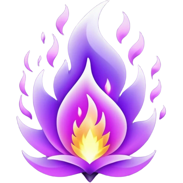 purple fire emoji