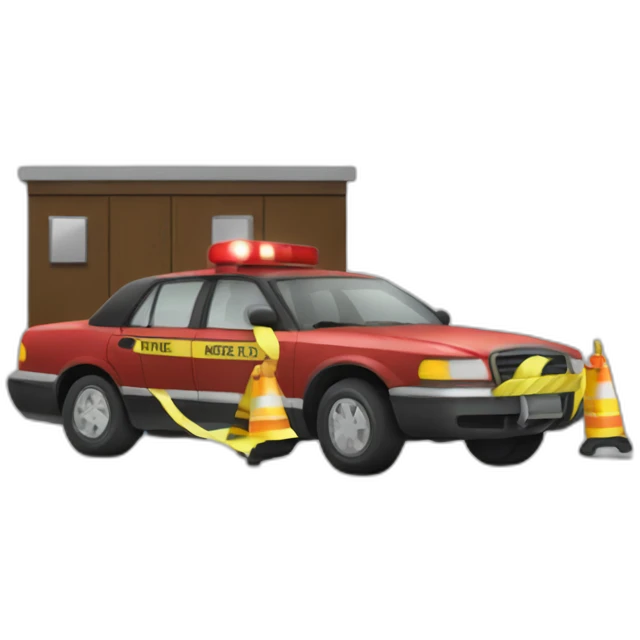 Crime scene emoji