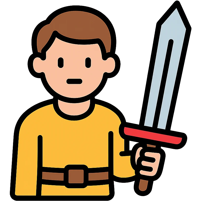 man with broadsword emoji