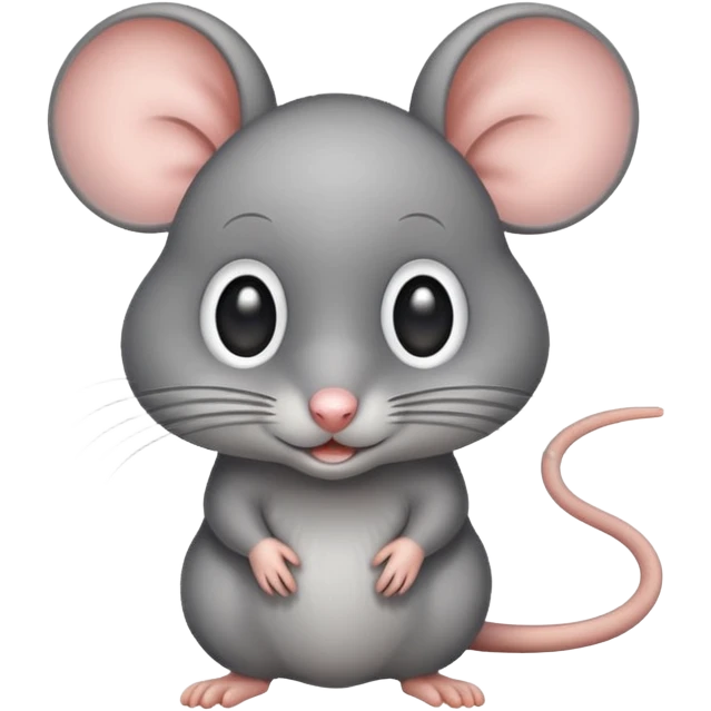 Mouse with big eyes emoji