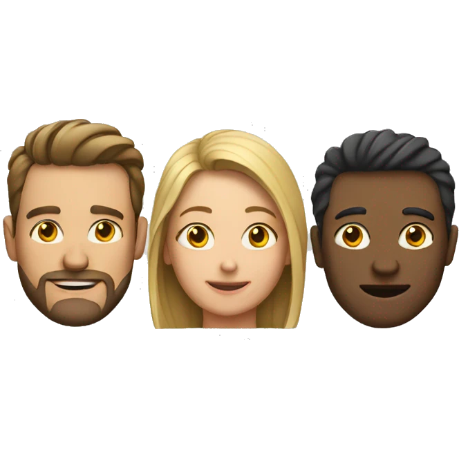 man with woman with man wth woman  emoji