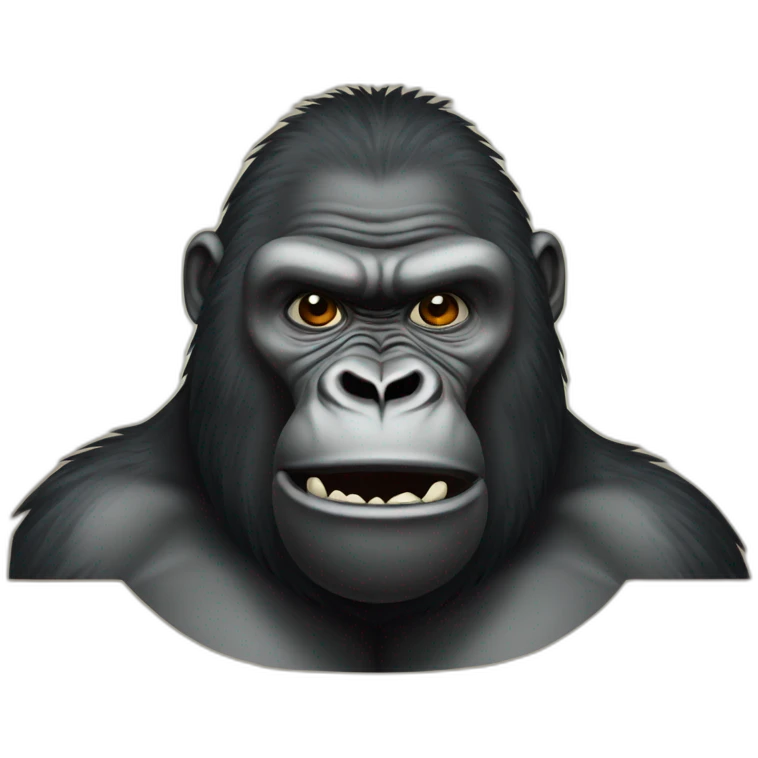 Fat gorilla emoji