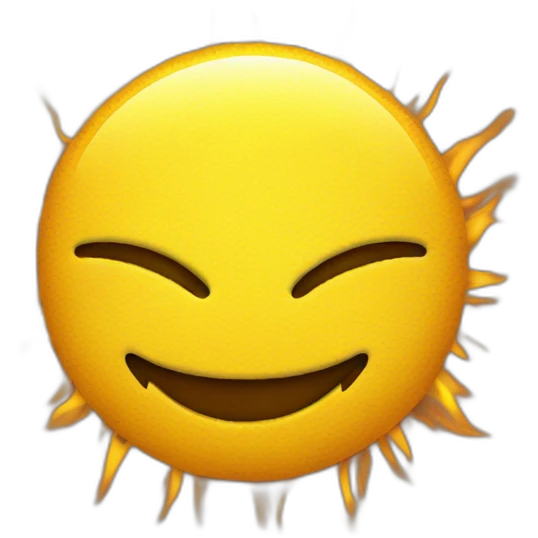 hot smiley face emoji